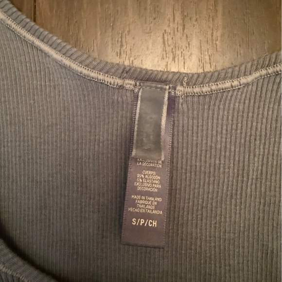 Skims Cotton Ribbed Tank, Kyanite - Picture 2 of 5